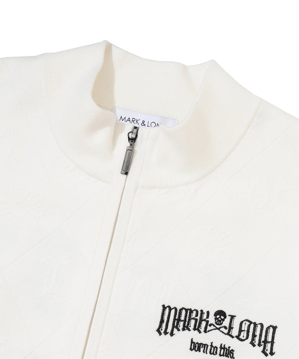 Fractur Monogram Knit Jacket | MEN
