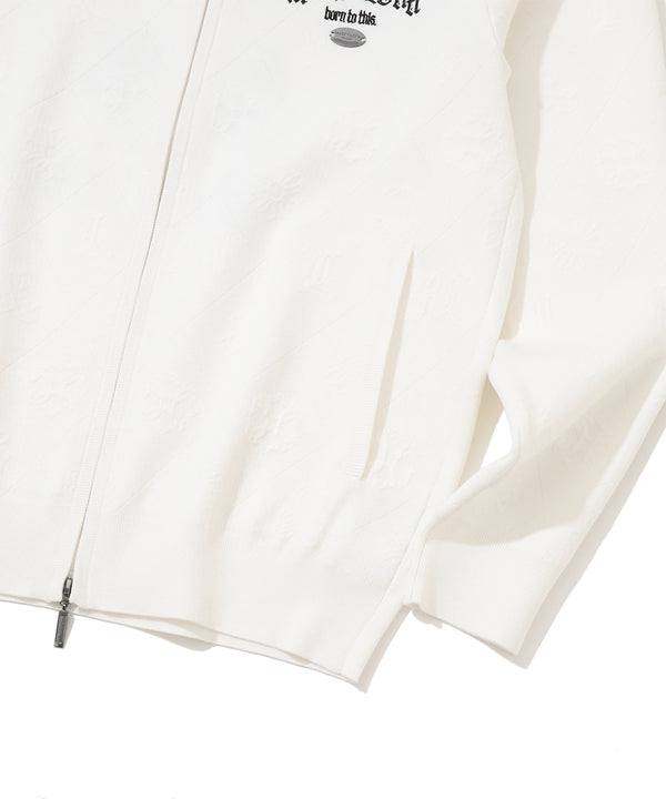 Fractur Monogram Knit Jacket | MEN