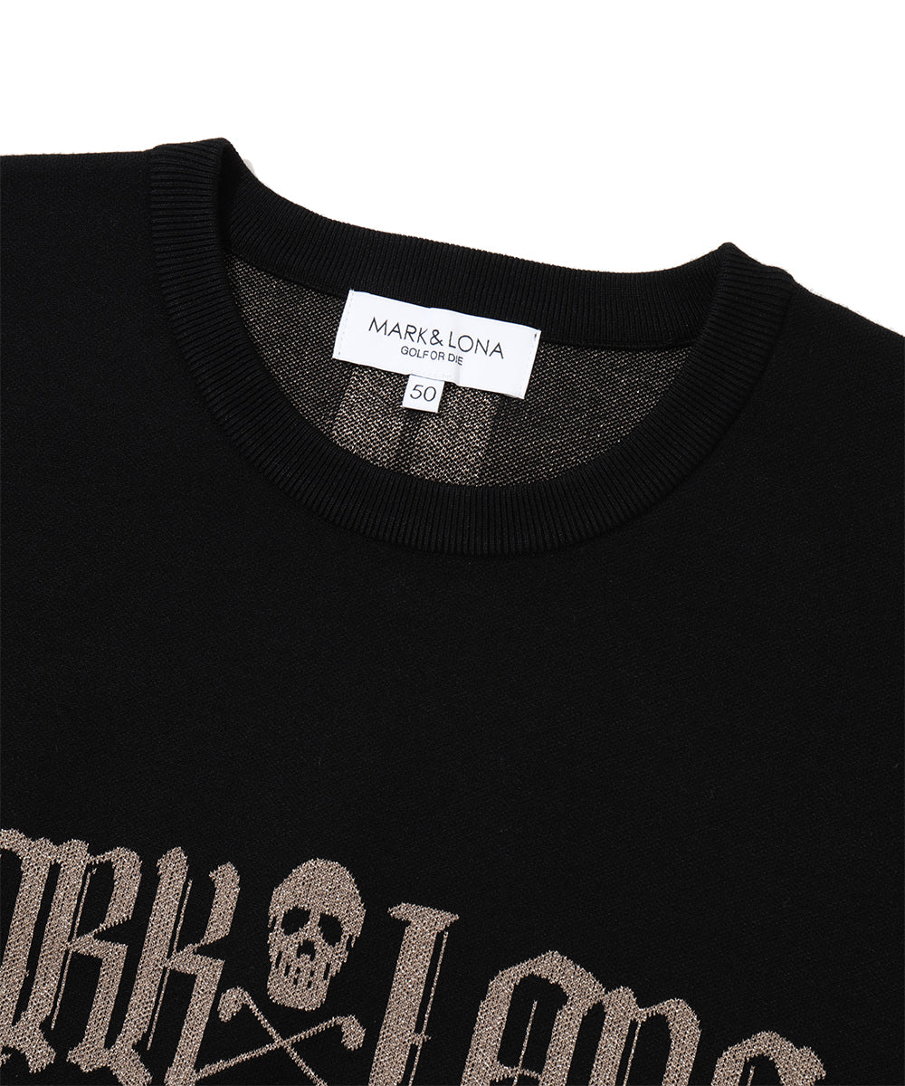 Fractur Shimmer Crewneck Knit | MEN