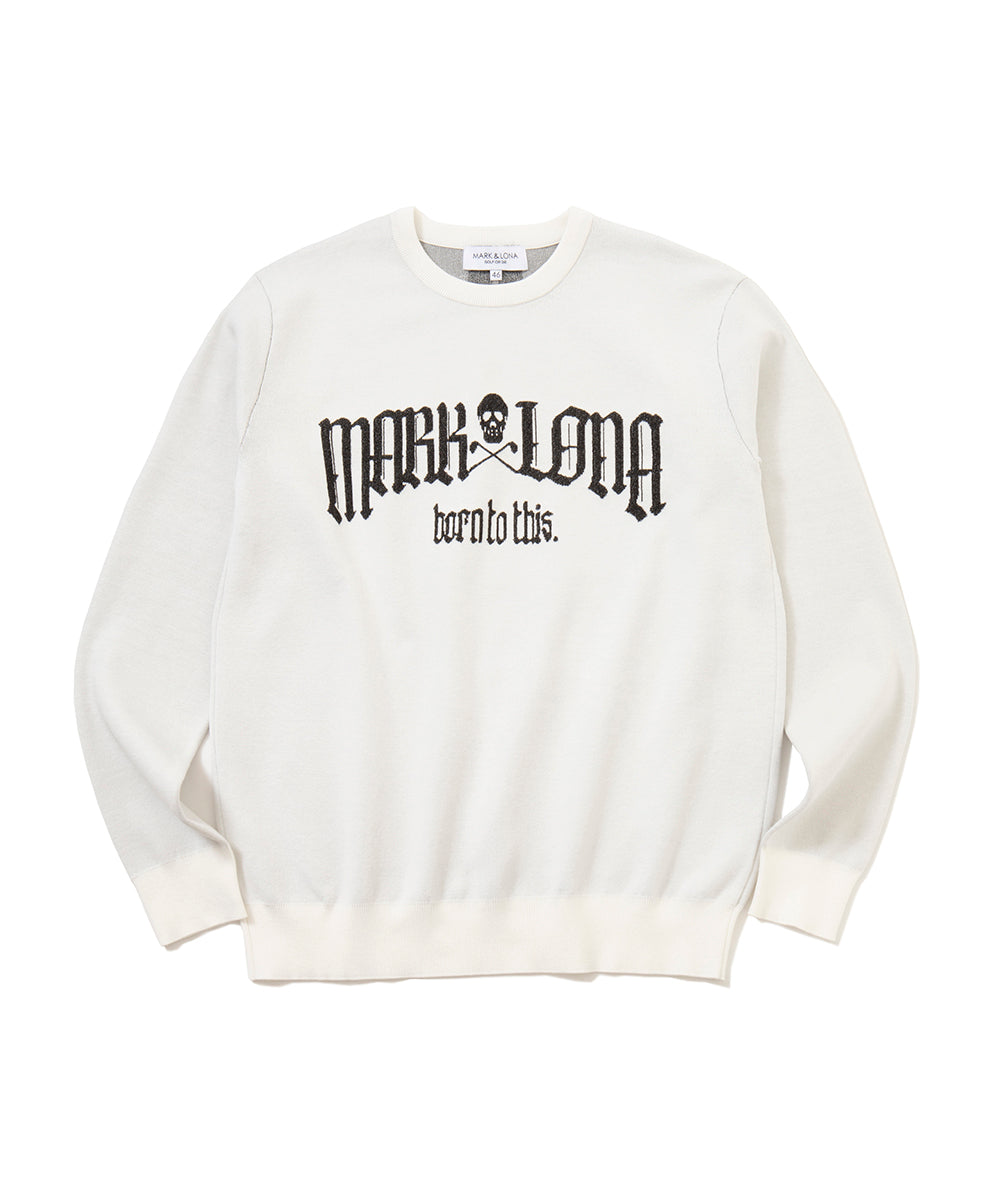 Fractur Shimmer Crewneck Knit | MEN
