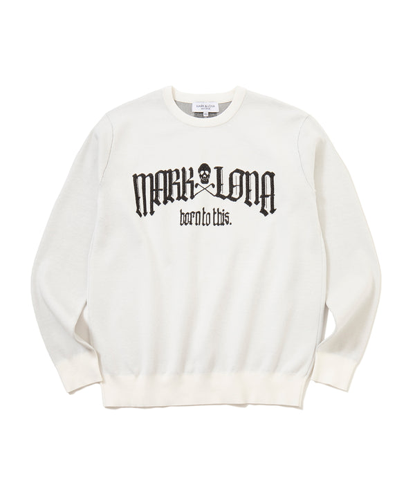Fractur Shimmer Crewneck Knit | MEN