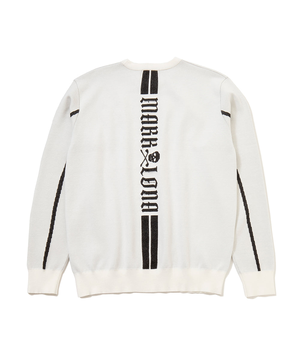 Fractur Shimmer Crewneck Knit | MEN
