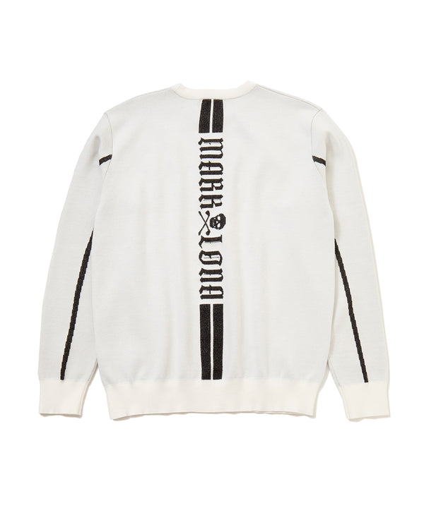 Fractur Shimmer Crewneck Knit | MEN