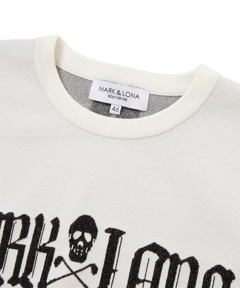 Fractur Shimmer Crewneck Knit | MEN