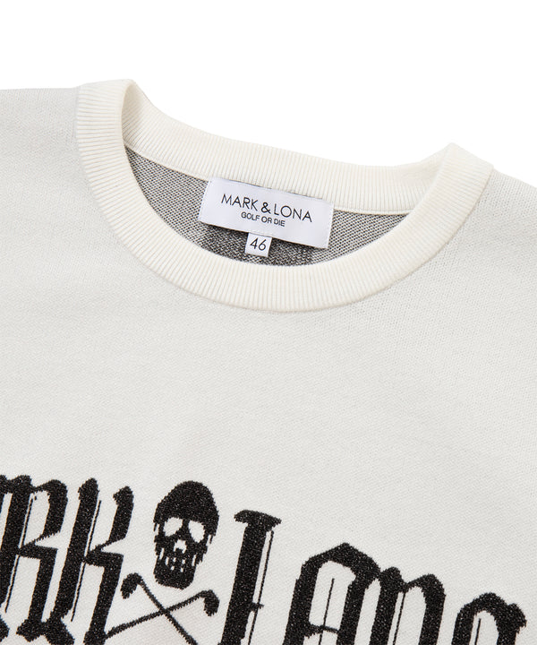 Fractur Shimmer Crewneck Knit | MEN