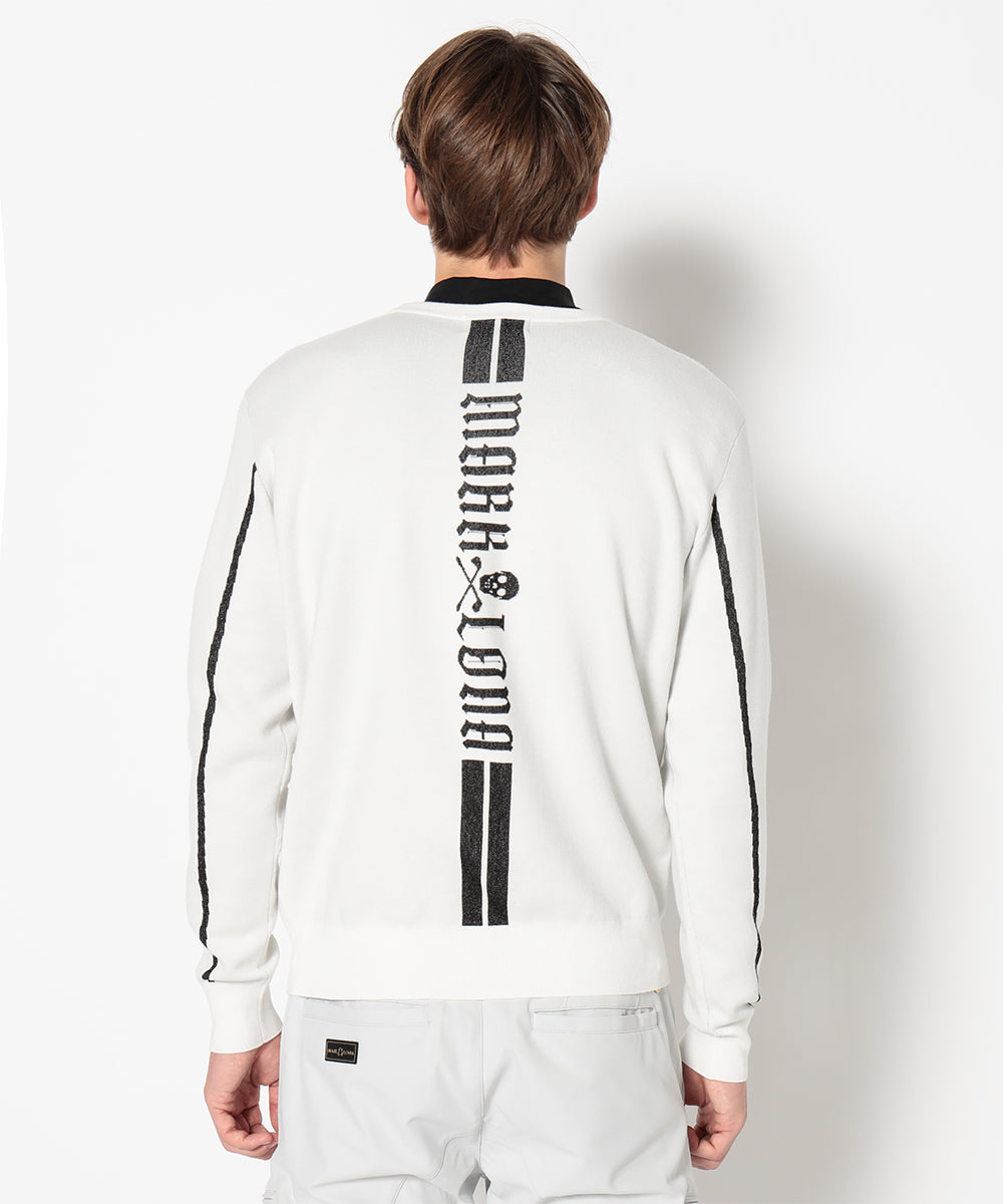 Fractur Shimmer Crewneck Knit | MEN