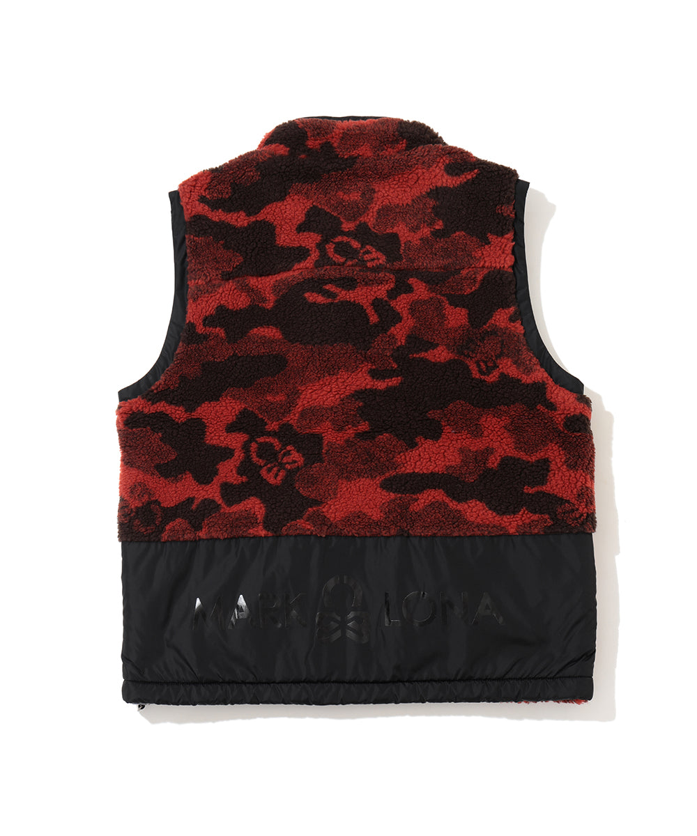 Mercury Camo Boa Fleece Vest | MEN
