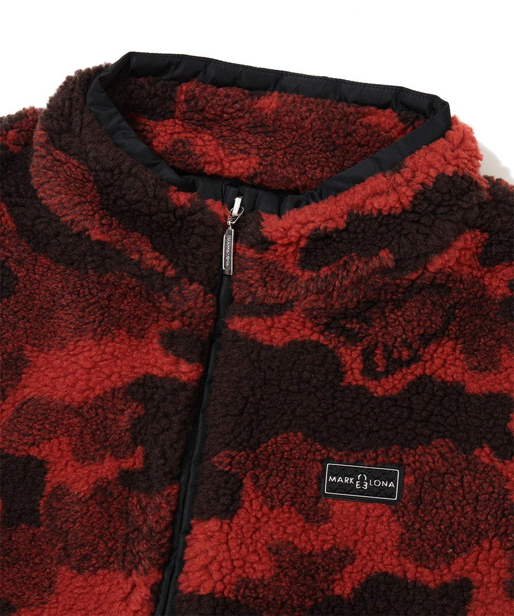 Mercury Camo Boa Fleece Vest | MEN