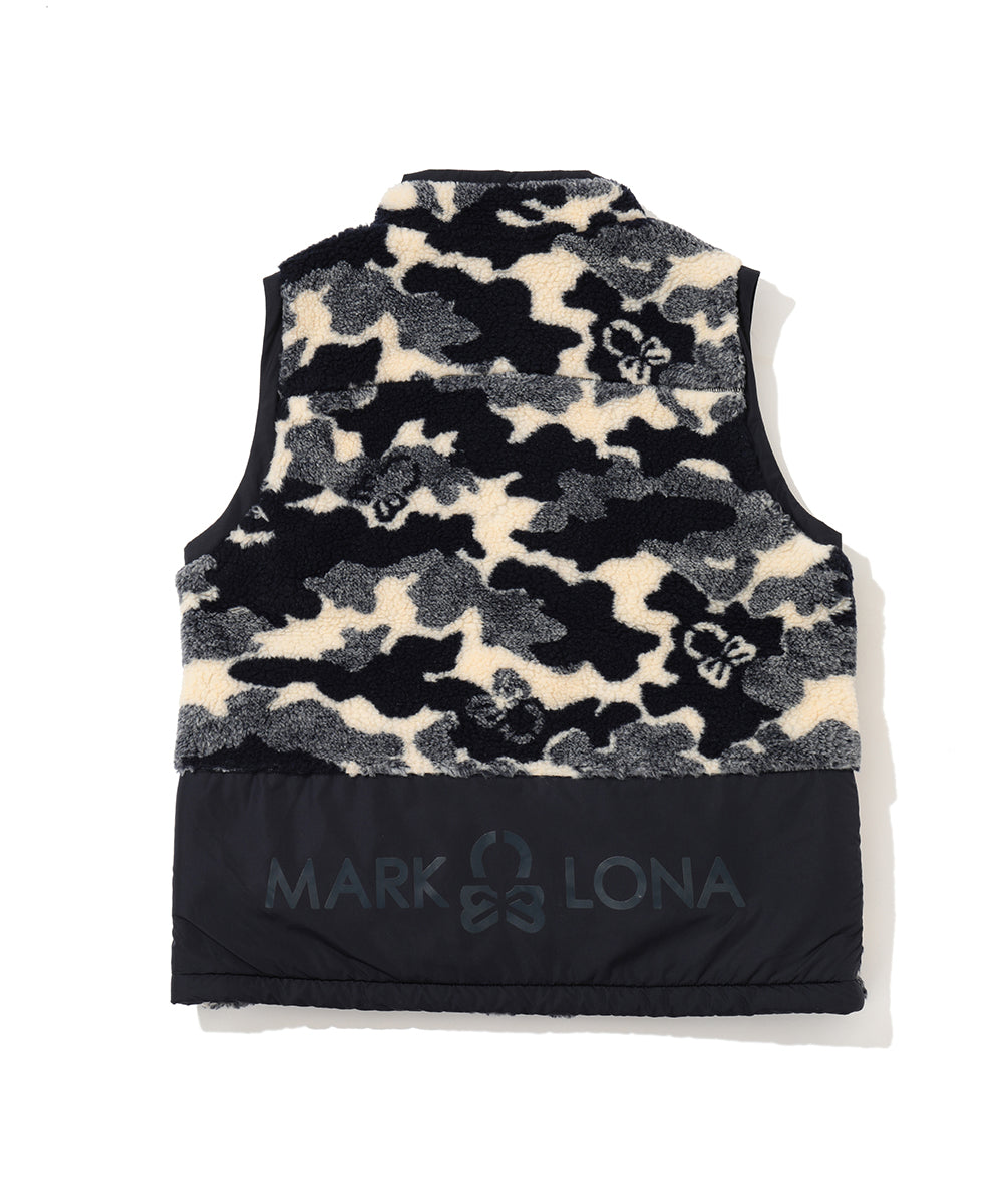 Mercury Camo Boa Fleece Vest | MEN