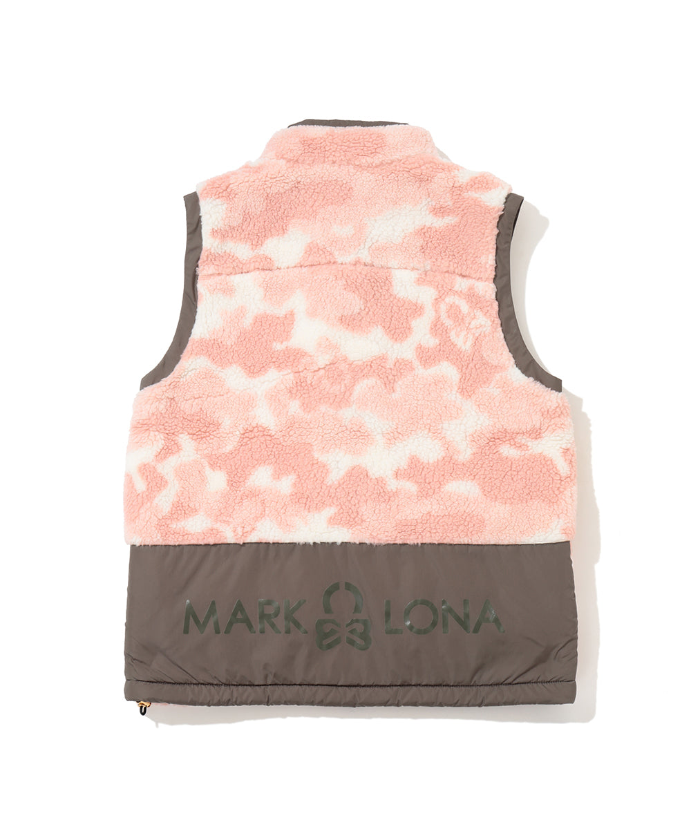 Mercury Camo Boa Fleece Vest | MEN