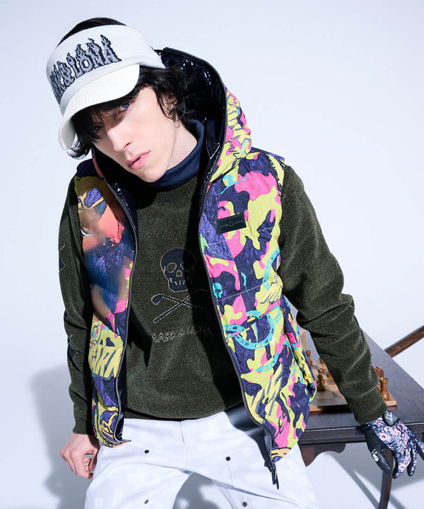 Pluri Camo Strech Down Vest | MEN