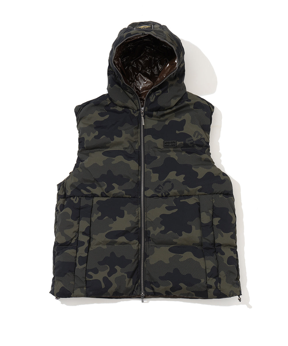 Pluri Camo Strech Down Vest | MEN
