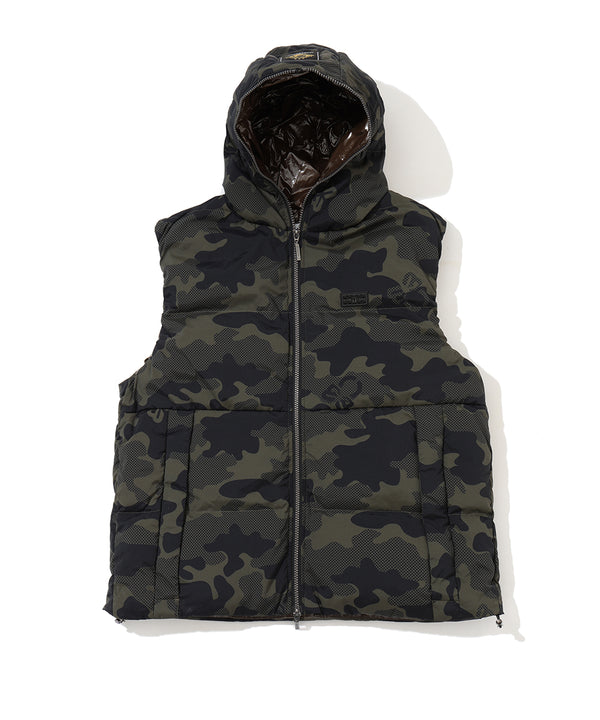 Pluri Camo Strech Down Vest | MEN