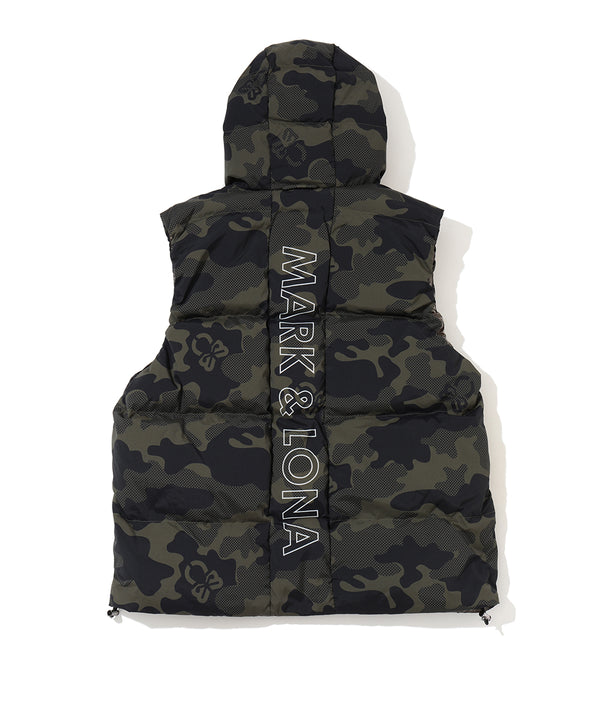 Pluri Camo Strech Down Vest | MEN