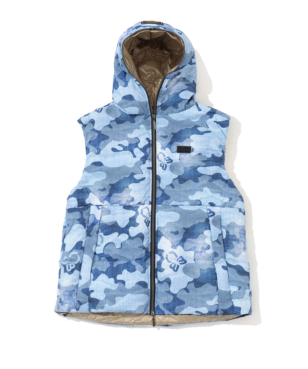 Pluri Camo Strech Down Vest | MEN