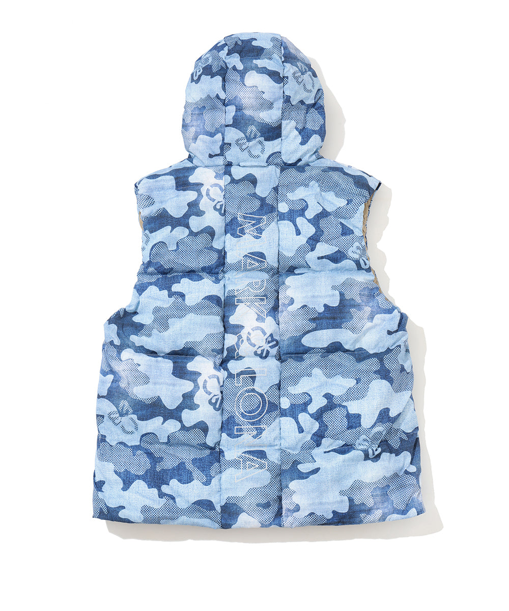 Pluri Camo Strech Down Vest | MEN