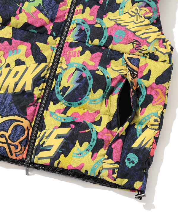 Pluri Camo Strech Down Vest | MEN