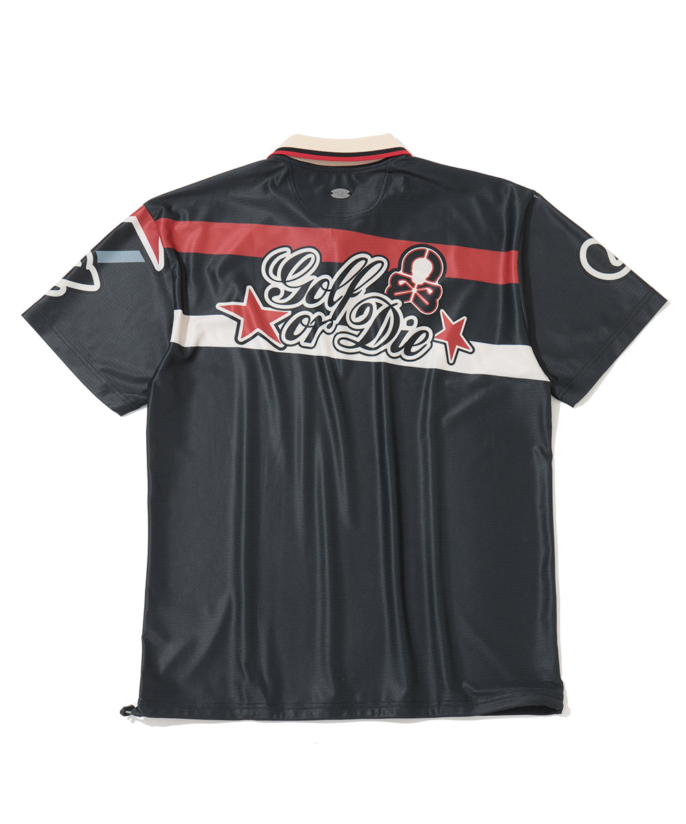 Saints Palm Cinch Mesh Polo | MEN