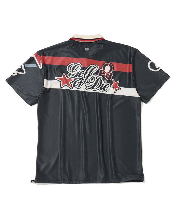 Saints Palm Cinch Mesh Polo | MEN