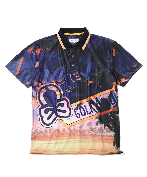 Saints Palm Cinch Mesh Polo | MEN