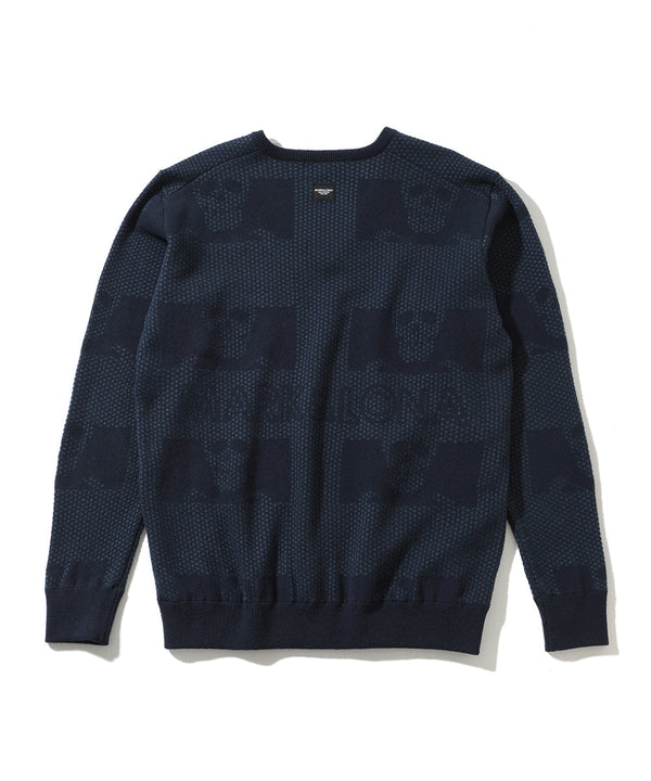 Pave Mesh Vee Knit | MEN