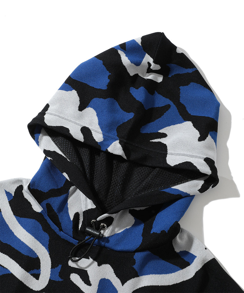 Matrix Camo Knit Hoodie | MEN