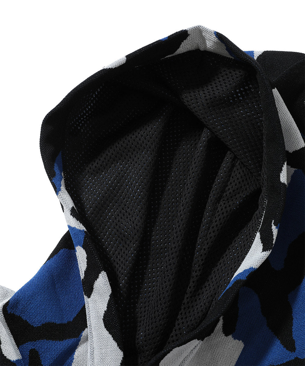 Matrix Camo Knit Hoodie | MEN