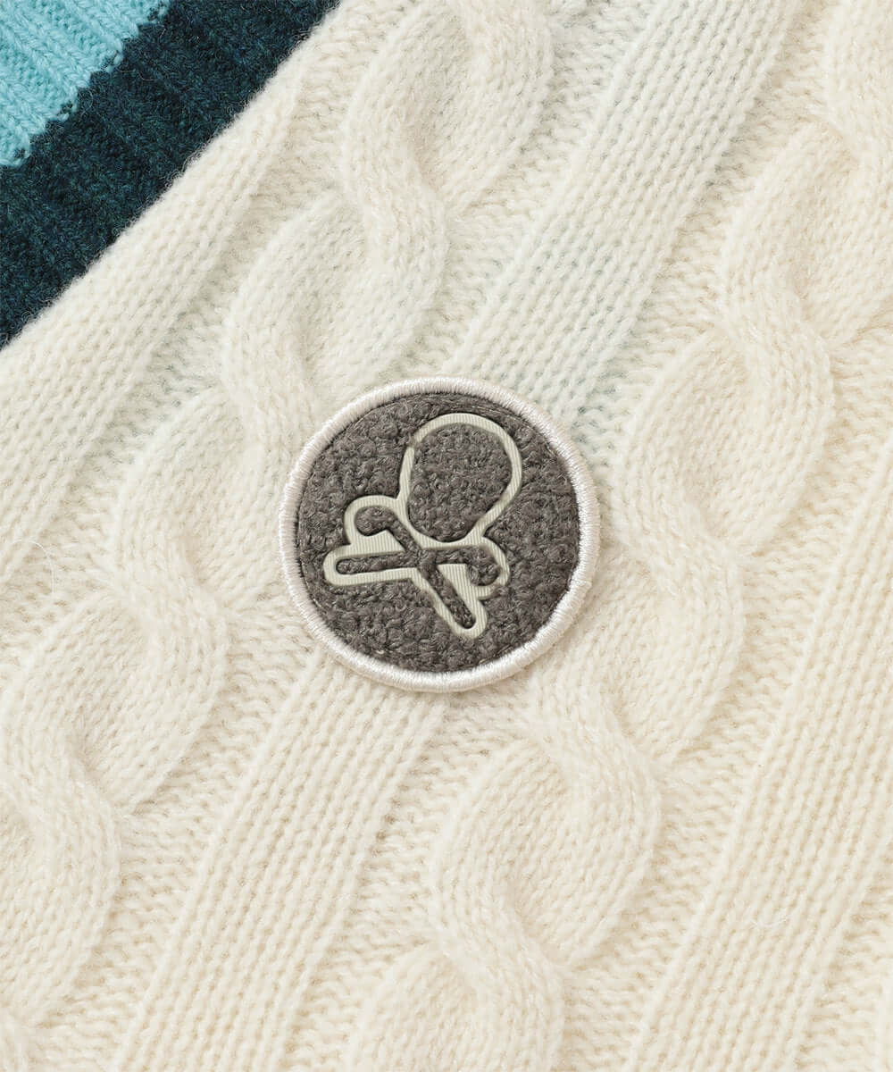 York V-Neck Cable Knit | MEN