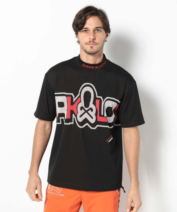 Geo Motion Mock Neck Top | MEN