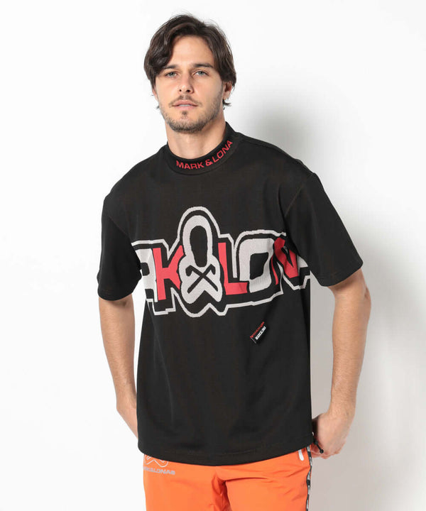 Geo Motion Mock Neck Top | MEN