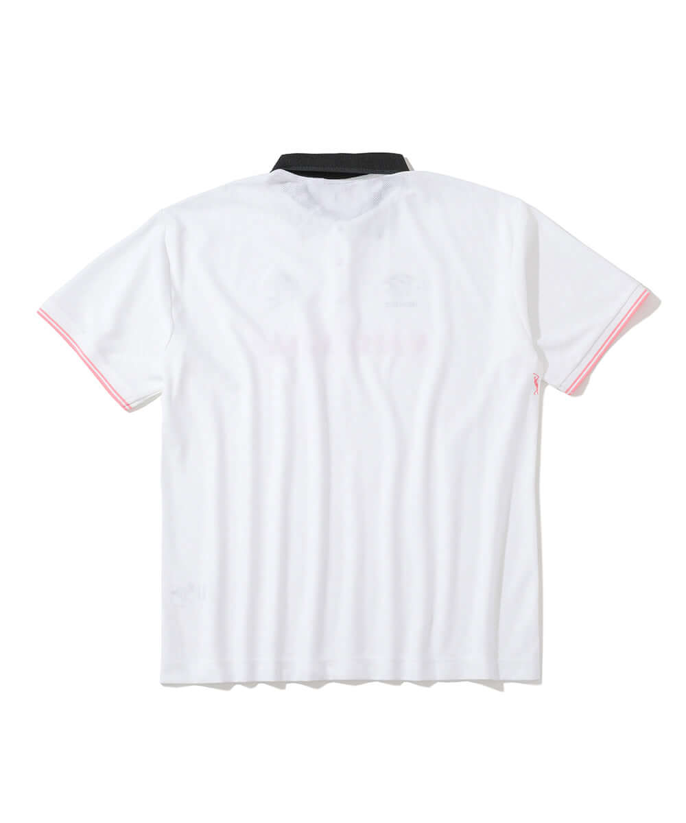 MARK&LONA ホワイト ポロシャツ ML-TECH ML-Tech Leopard Polo | MEN