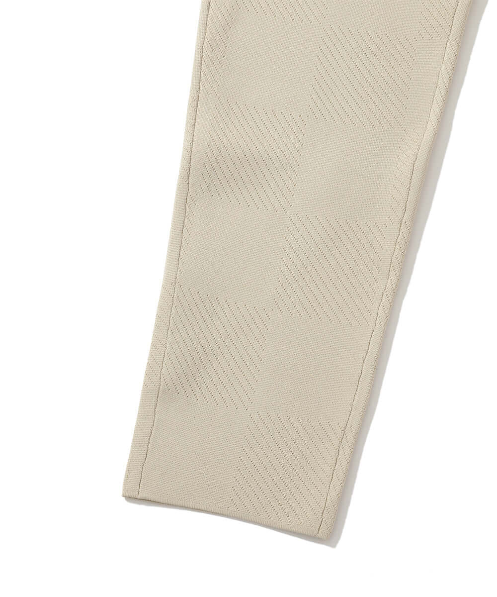 Gridline Stretch Knit Pants | MEN