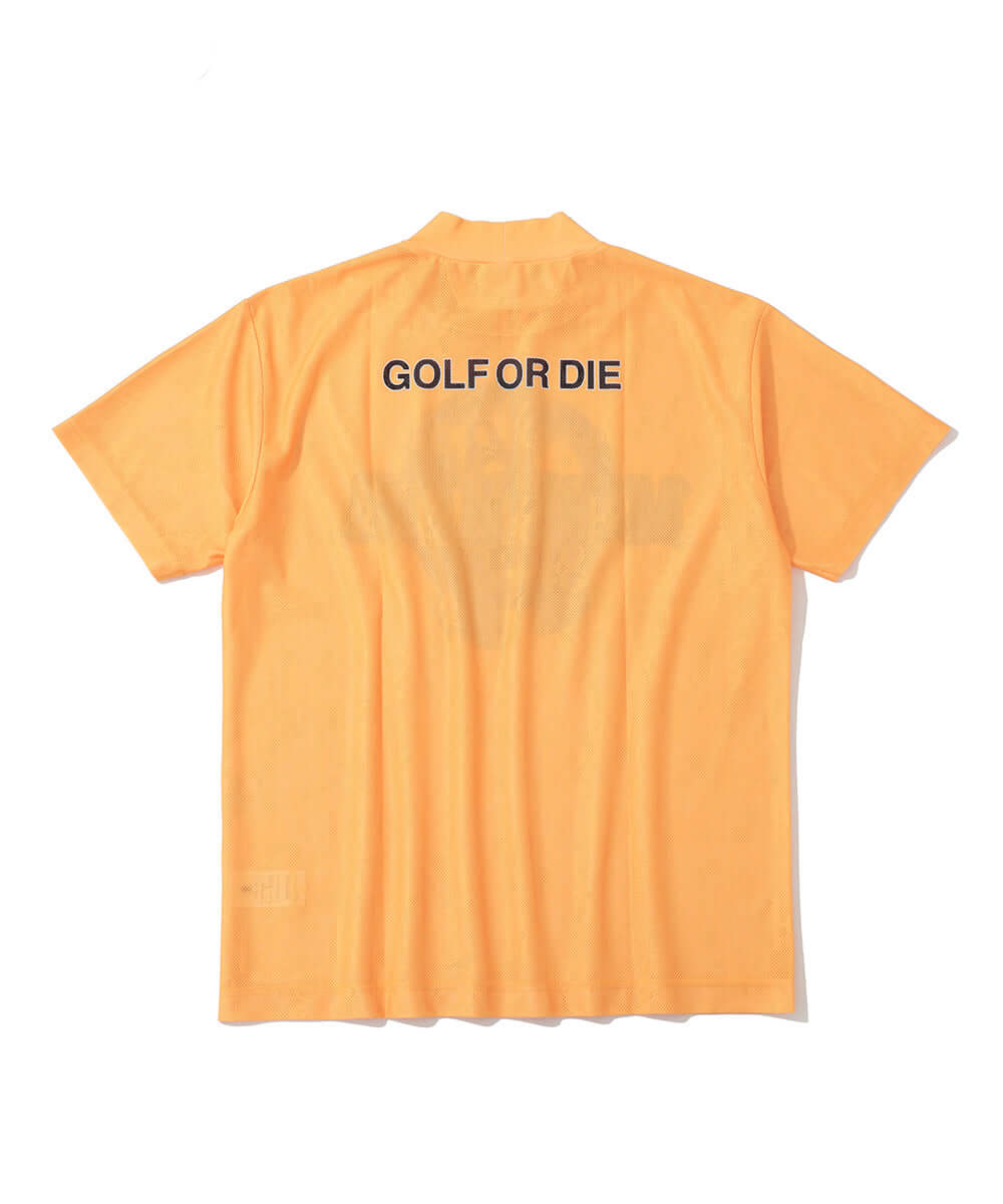 Clava Mesh Jacquard Mock Neck | MEN