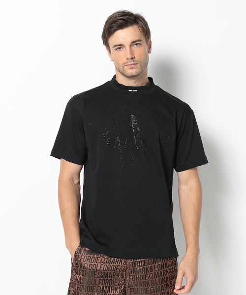未使用品 マークアンドロナ クリスタル スカル Tシャツ ブラック L Ever Crystal Skull Mock | MEN