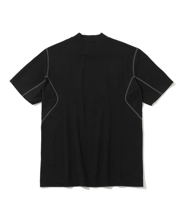 D.D Contrast Poly Blended Mock  | MEN