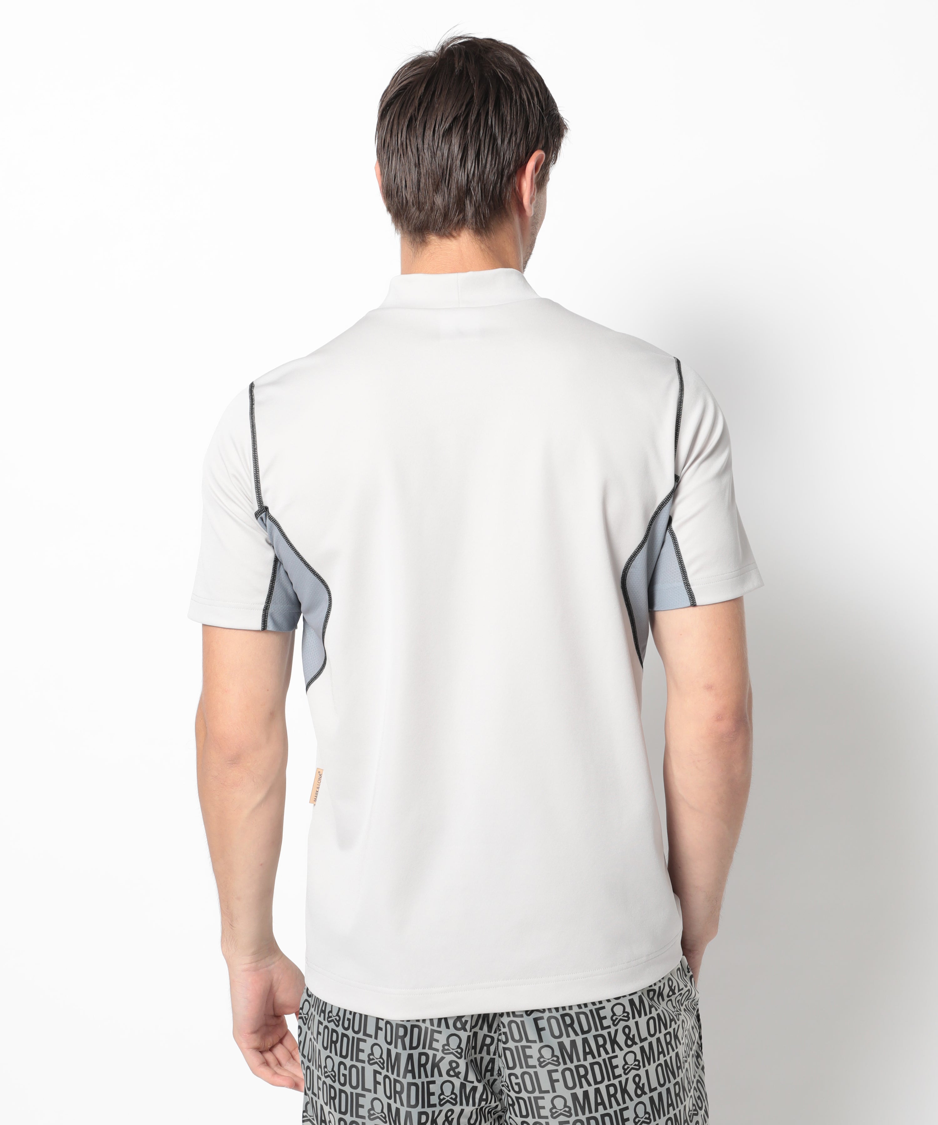 D.D Contrast Poly Blended Mock  | MEN