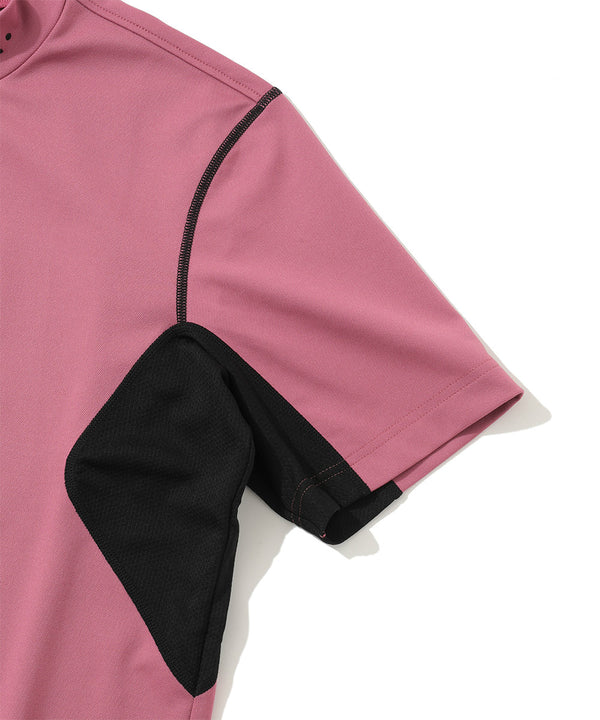 D.D Contrast Poly Blended Mock  | MEN