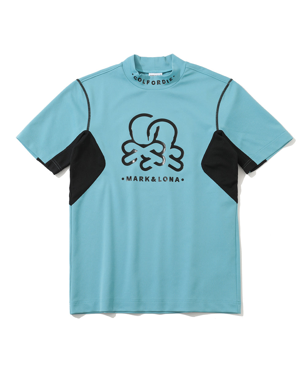 D.D Contrast Poly Blended Mock  | MEN