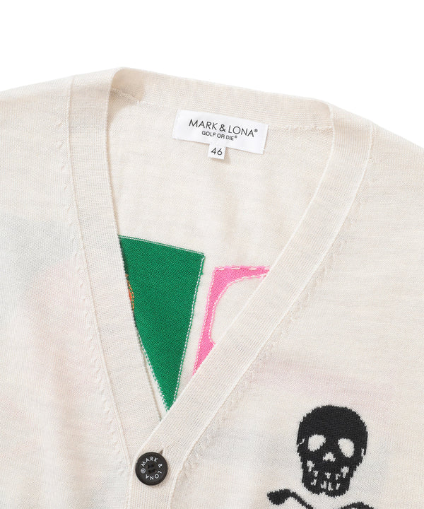 Quadro Silky Wool Cardigan | MEN