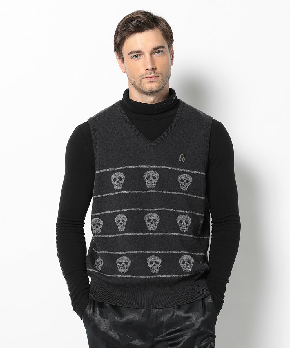 Eternal Skull Border Vest | MEN