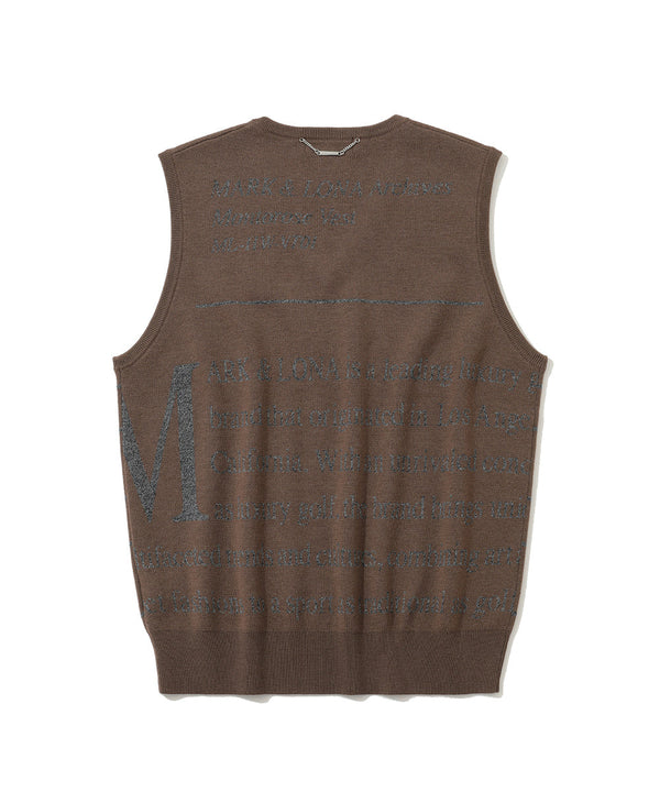 Eternal Skull Border Vest | MEN