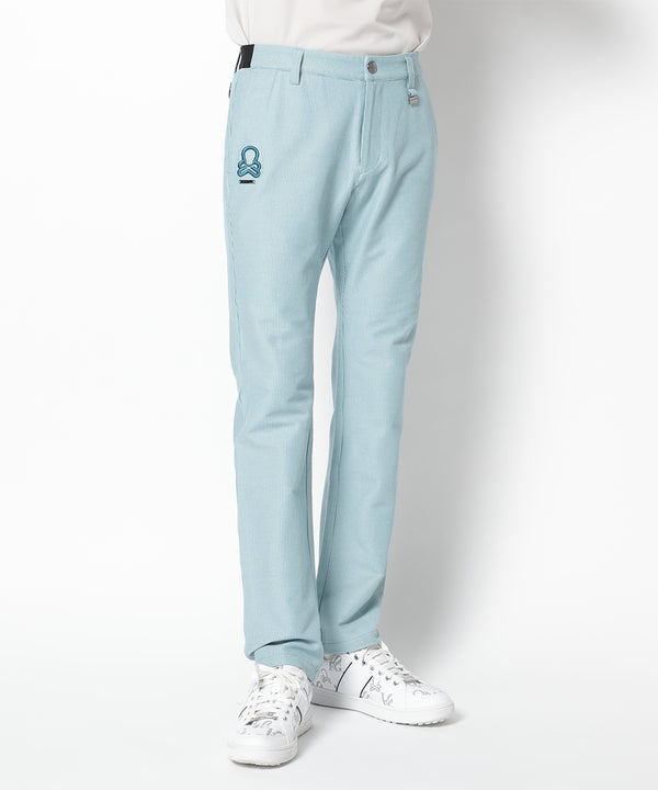 G.D Houndstooth Poly Flex Trousers  | MEN