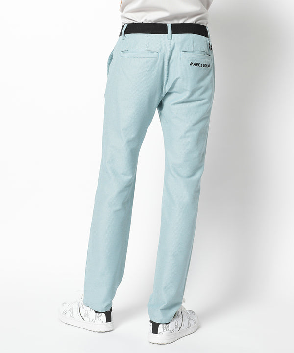 G.D Houndstooth Poly Flex Trousers  | MEN