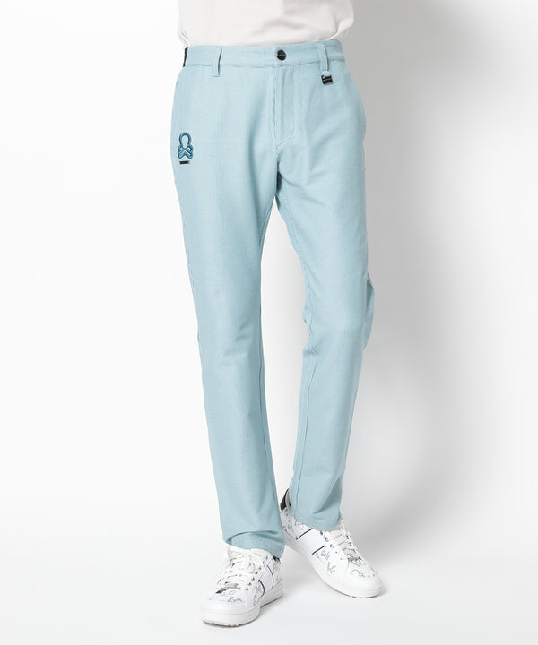 G.D Houndstooth Poly Flex Trousers  | MEN