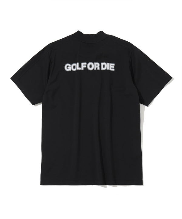 Icon Skull Stretch Nylon Piqué Mock | MEN