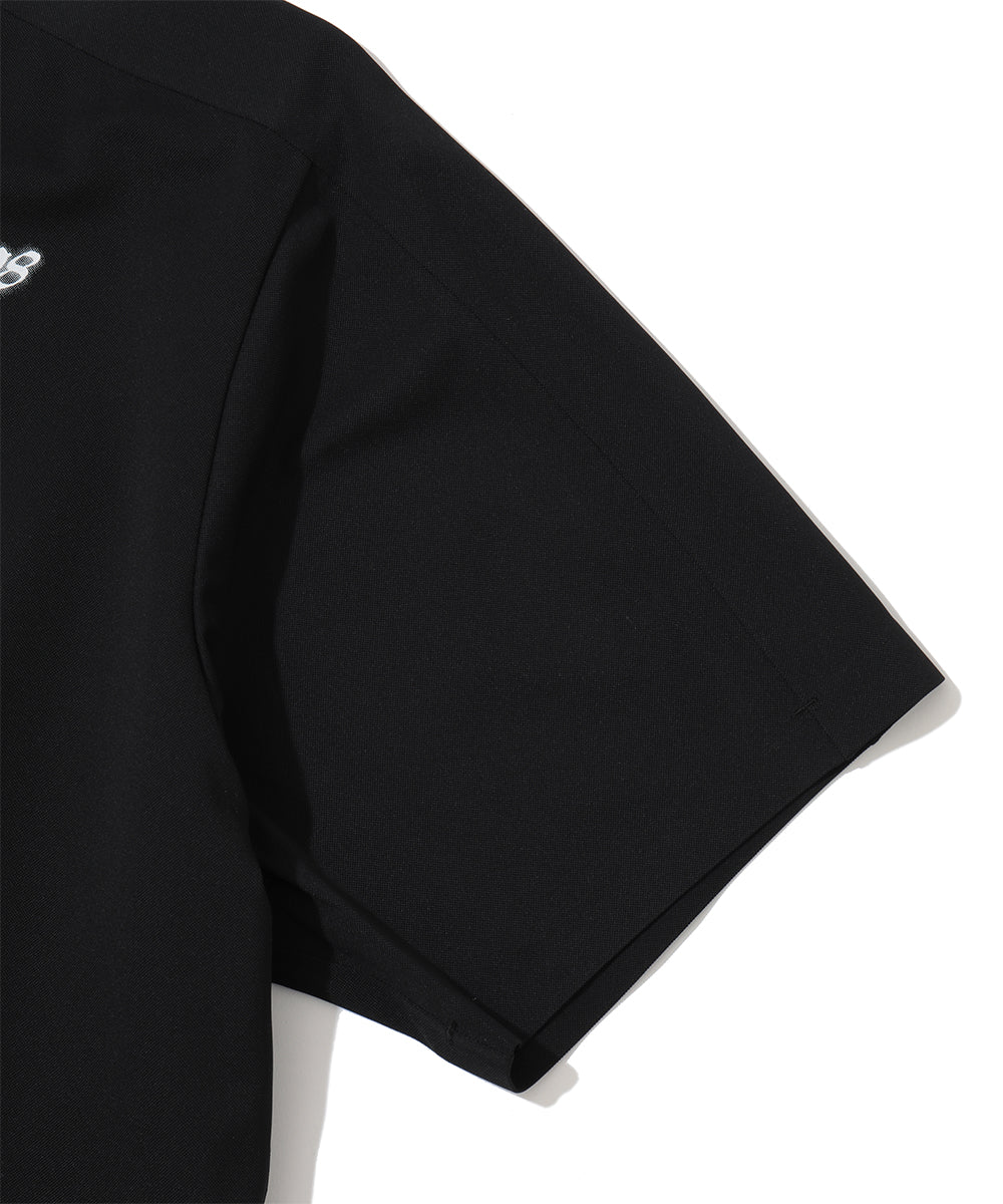 Icon Skull Stretch Nylon Piqué Mock | MEN