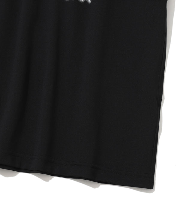 Icon Skull Stretch Nylon Piqué Mock | MEN