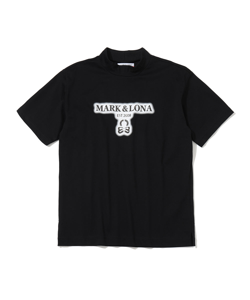 （限定値下げ）MARK & LONA モックネックシャツ新品未使用 新品 ☆ MARK&LONA モックネック シャツ マーク&ロナ レッド 正規品