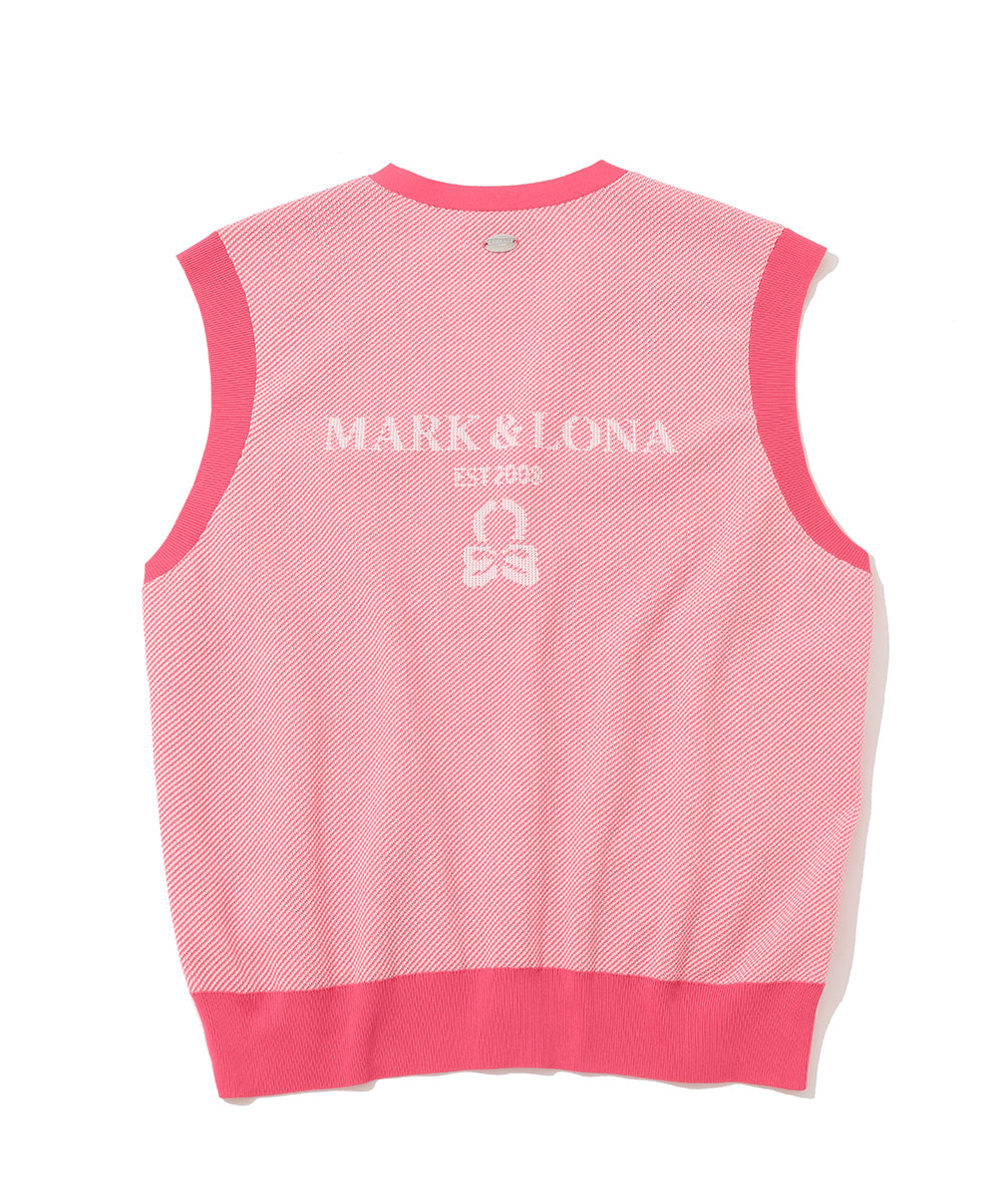 Gauge Camouflage Knit Vest | MEN