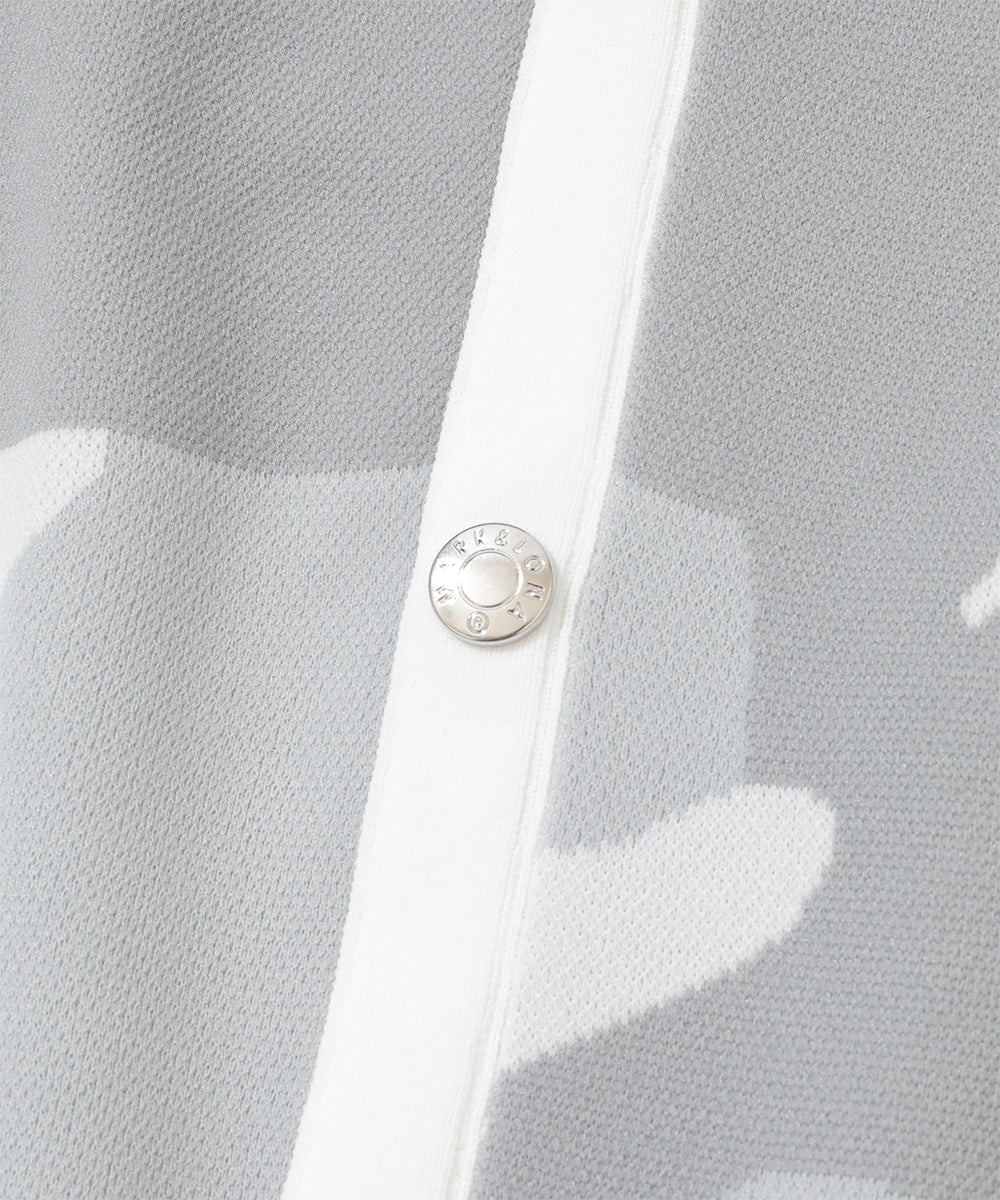 Gauge Camouflage Knit Vest | MEN